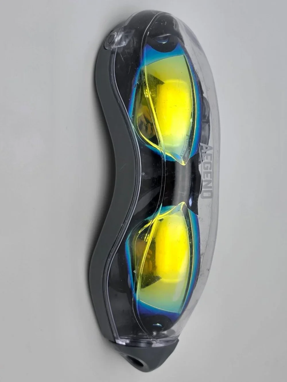 Aegend Swimming Goggles Swim Unisex Goggles Multi Color Lens w Case No Leaks